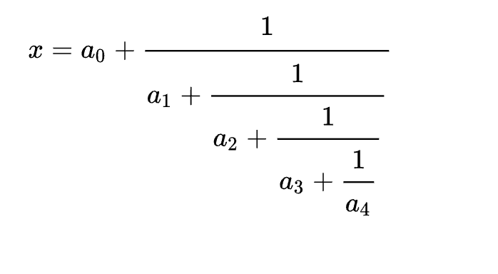 Example formula